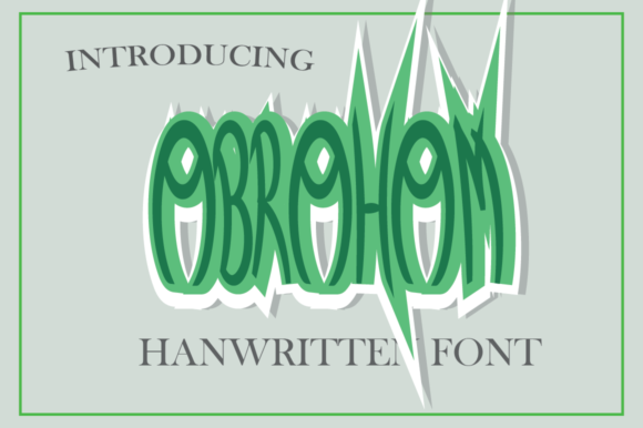 Abraham Font for Bold Branding and Eye-Catching Designs
