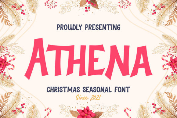 Athena Display Font for Bold Editorial Design