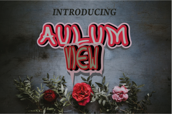 Aulumview Font for Bold and Confident Craft Projects