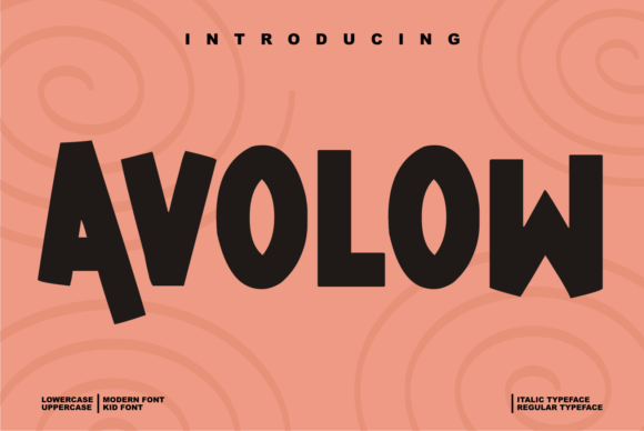 Avolow: A Cool Display Font for Modern Editorial Design