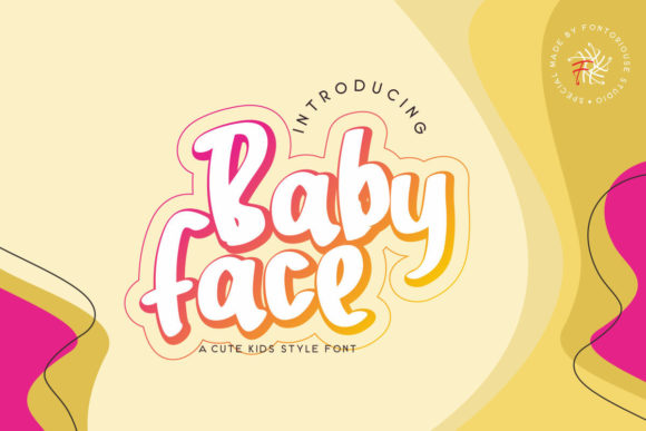 Babby Face: A Playful Display Font for Creative Makers