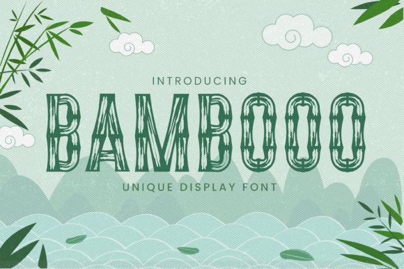 Bambooo: A Display Font for Editorial Elegance