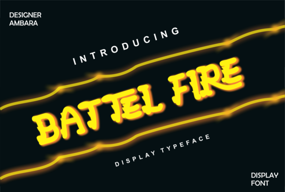 Battel Fire Font for Action-Packed Campaigns