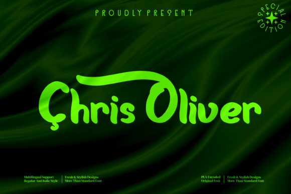 Chris Oliver: A Display Font for Bold Branding