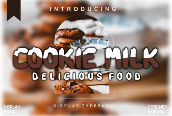 Cookie Milk: A Playful Font for Creative Makers