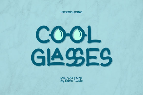 Cool Glasses Font for Playful Campaign Design