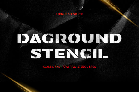 Daground: A Display Font for Bold Editorial Statements