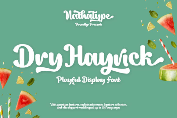 Dry Hayrick Display Font for Editorial Design