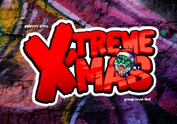 Extreme Xmas Font for Handmade Holiday Creations