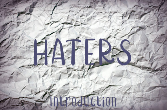 Haters Font for a Playful and Professional Brand Look