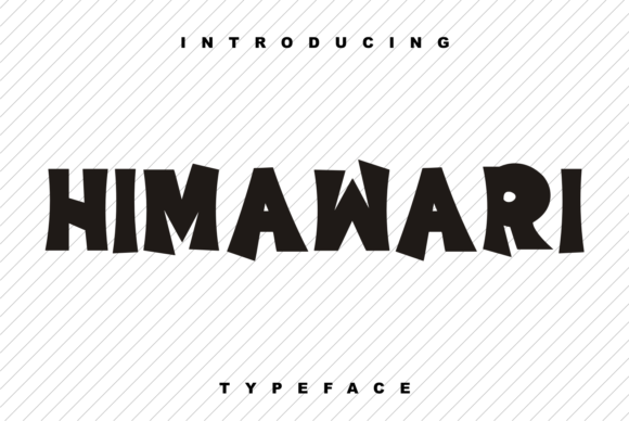 Himawari: A Cool Display Font for Modern Editorial Design