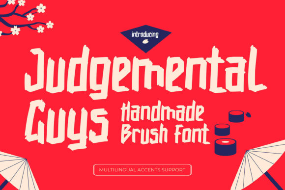 Judgemental Guys Display Font for Web Design Projects