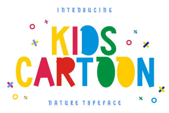 Kids Cartoon: A Vibrant Display Font for Editorial Design