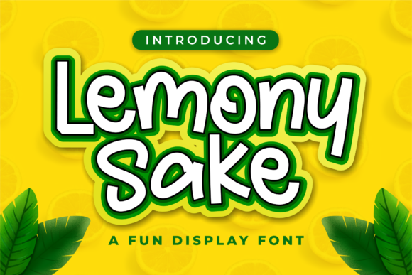 Lemony Sake Font for Playful Branding and Creative Projects