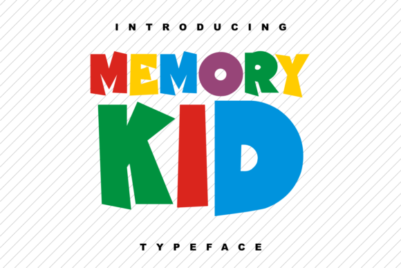 Memory Kid: A Cool Display Font for Small Business Branding