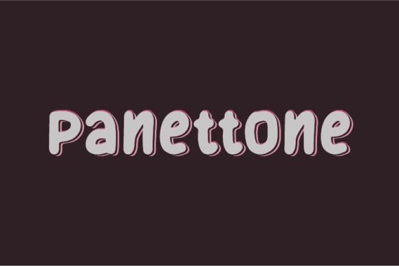 Panettone Font for Handmade Creations and Display Design