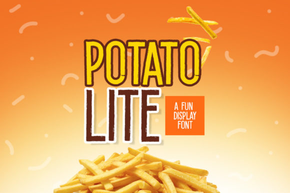 Potato Lite: A Playful Display Font for Creative Makers