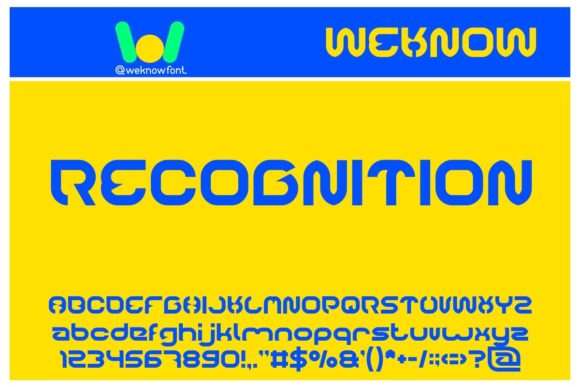 Recognition: A Display Font for Bold Digital Branding