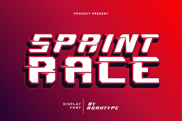 Sprint Race Font: A Dynamic Choice for Bold Branding