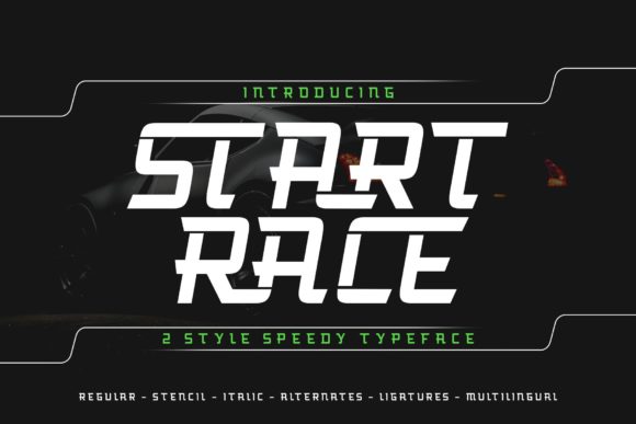 Start Race Font Review and Download Guide