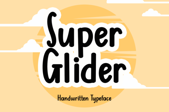 Super Glider: A Playful Display Font for Creative Branding