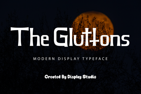 The Gluttons: A Modern Display Font for Editorial Projects