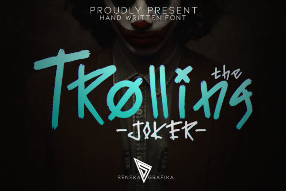 The Trolling Joker Font for Bold Web Design