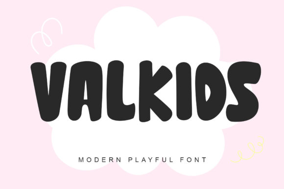 Valkids: A Friendly Display Font for Creative Branding