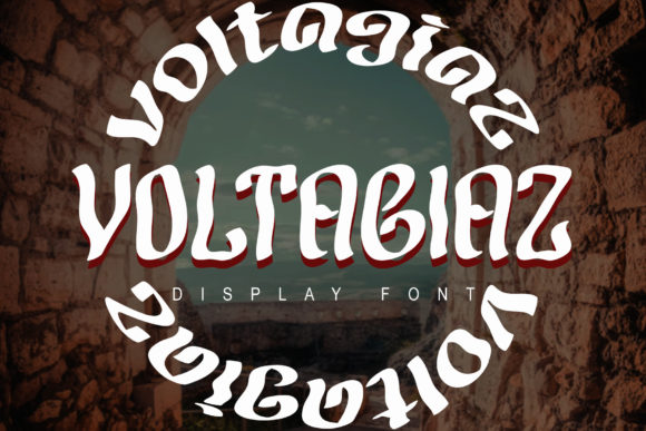 Voltagiaz: A Bold Display Font for Creative Branding