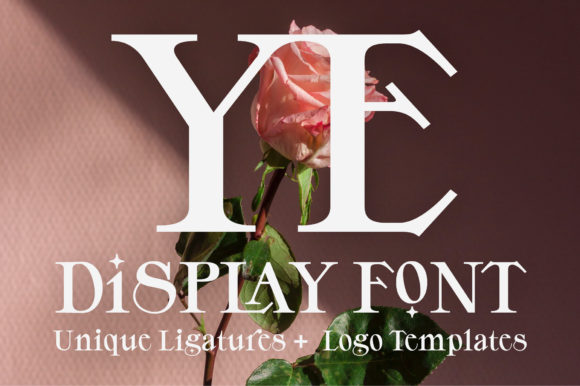 YE Display Font for Editorial Design and Creative Projects