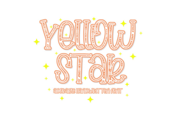 Yellow Star: A Playful Display Font for Editorial and Branding